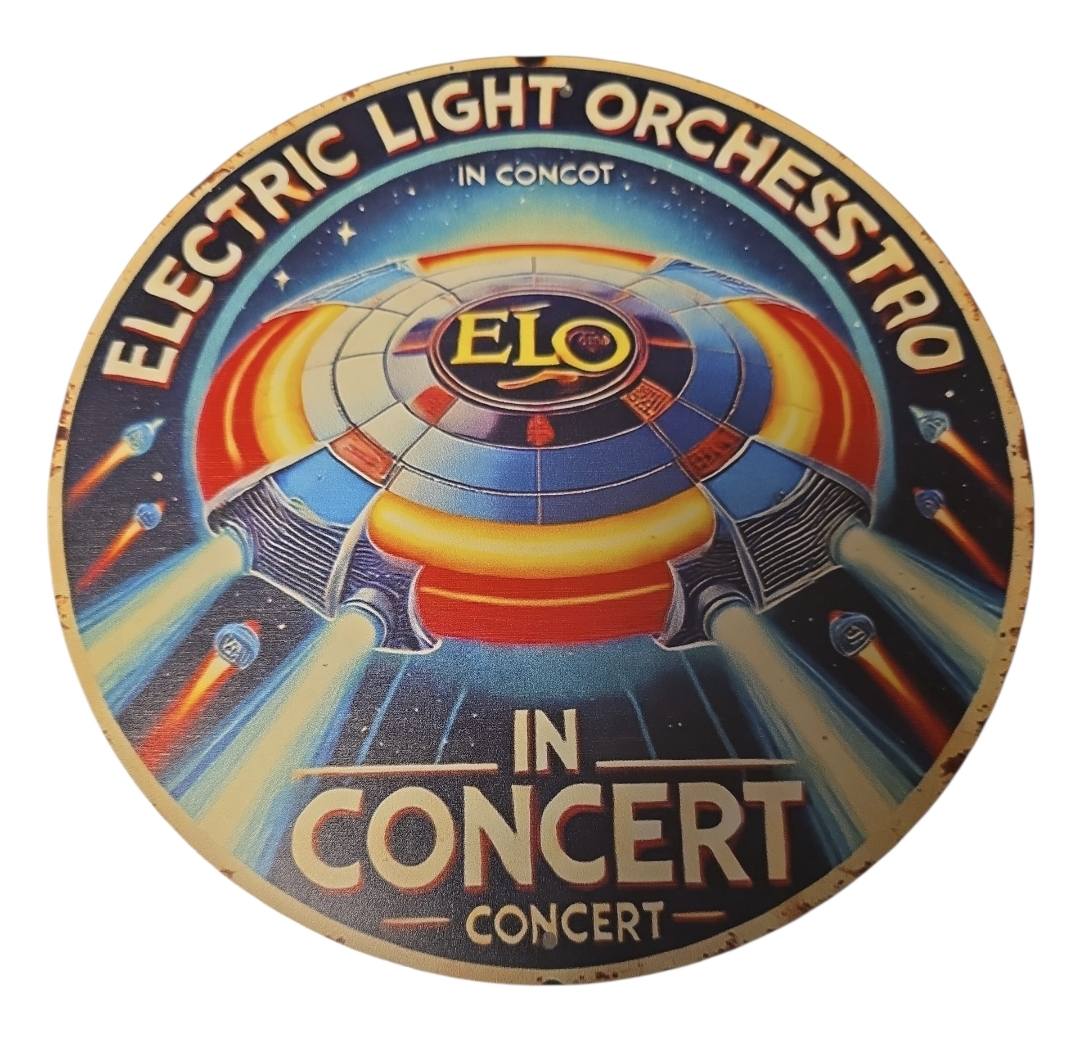 Electric Light Orchestra – In Concert Rond Decorbord | Ø 19,5 cm