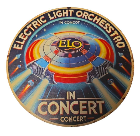 Electric Light Orchestra – In Concert Rond Decorbord | Ø 19,5 cm