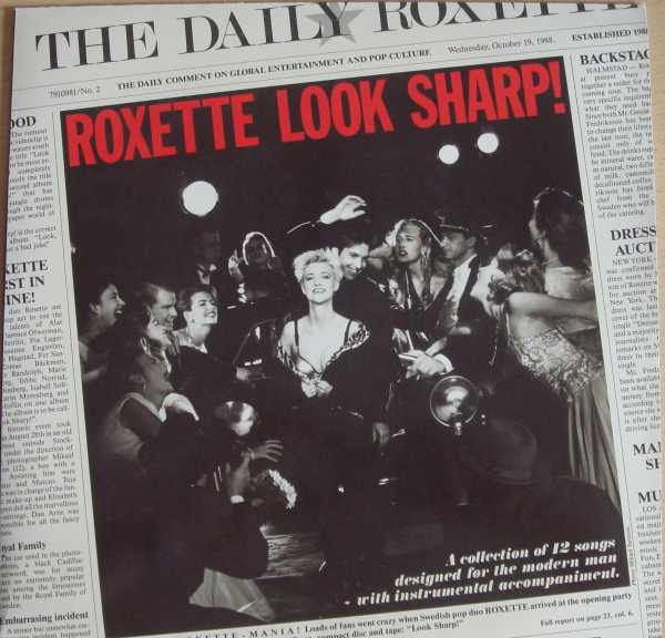Roxette : Look Sharp! (LP, Album, Club)