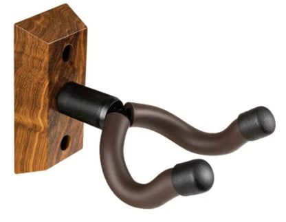 Hoogwaardige Gitaarhouder voor Wandmontage – Hout & Metaal – 13 x 9,5 x 4 cm