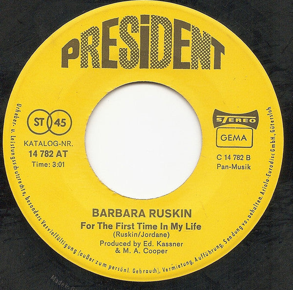 Barbara Ruskin : Merry-Go-Round (7", Single)