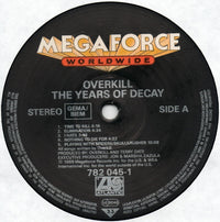 Overkill : The Years Of Decay (LP, Album)