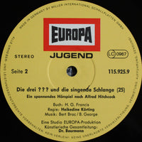 Mary Virginia Carey : Die Drei ???  25 - Und Die Singende Schlange (LP)