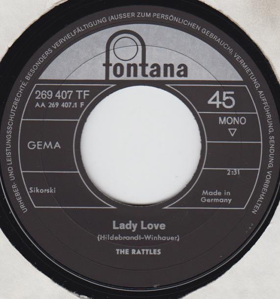 The Rattles : Lady Love (7", Single, Mono)