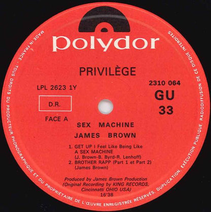 James Brown : Sex Machine (2xLP, Album)