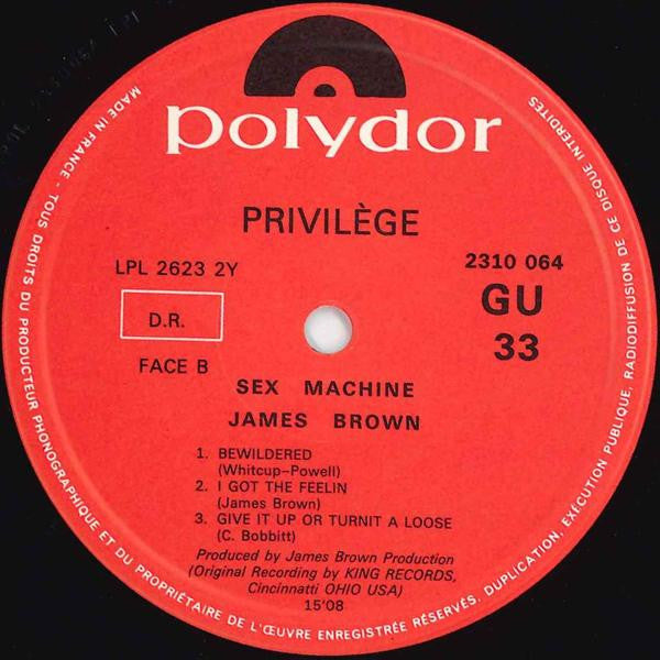 James Brown : Sex Machine (2xLP, Album)