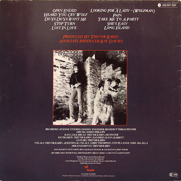Trevor Rabin : Wolf (LP, Album)