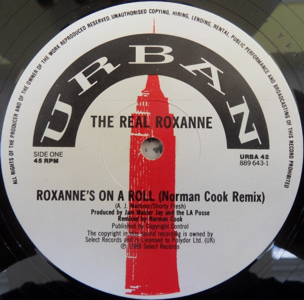The Real Roxanne : Roxanne's On A Roll (The Norman Cook Remixes) (12")