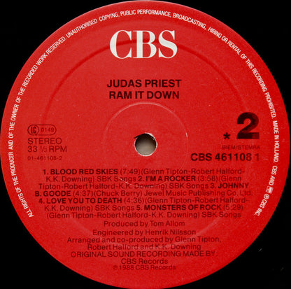 Judas Priest : Ram It Down (LP, Album)