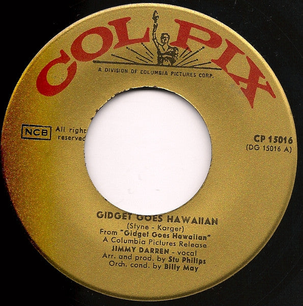 Jimmy Darren* : Gidget Goes Hawaiian / Goodbye Cruel World (7", Single)