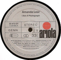 Amanda Lear : I Am A Photograph (LP, Album, RE, Fou)