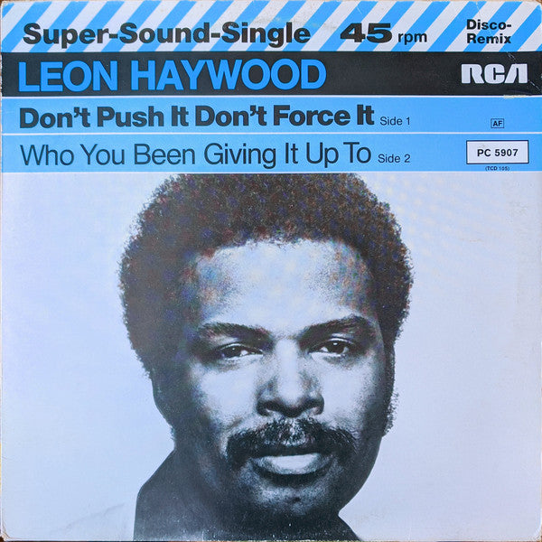 Leon Haywood : Don't Push It Don't Force It (12", Single)