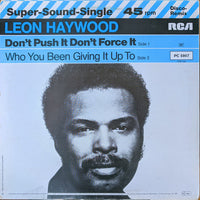 Leon Haywood : Don't Push It Don't Force It (12", Single)