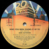 Leon Haywood : Don't Push It Don't Force It (12", Single)