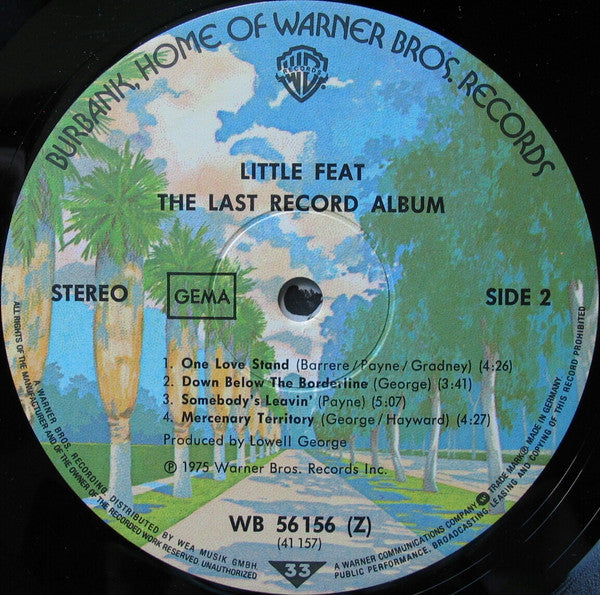Little Feat : The Last Record Album (LP, Album)