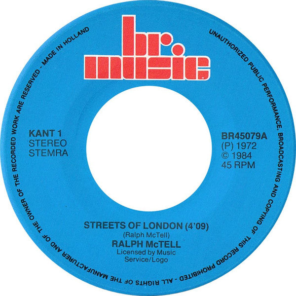 Ralph McTell : Streets Of London / Spiral Staircase (7", Single, RE)