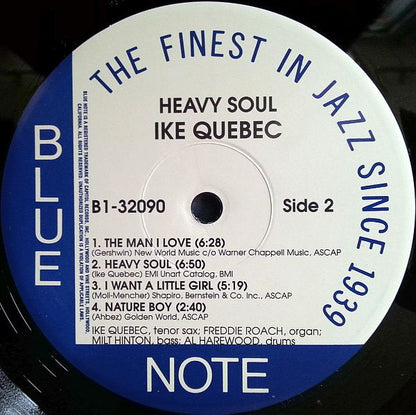 Ike Quebec : Heavy Soul (LP, Album, Ltd, RE, 180)