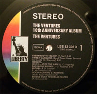 The Ventures : 10th Anniversary Album (2xLP, Album, RP, Gat)