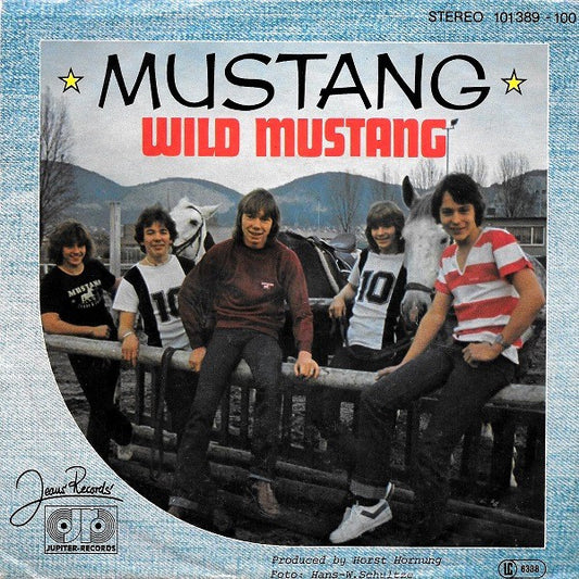 Mustang (19) : Wild Mustang (7", Single, Blu)