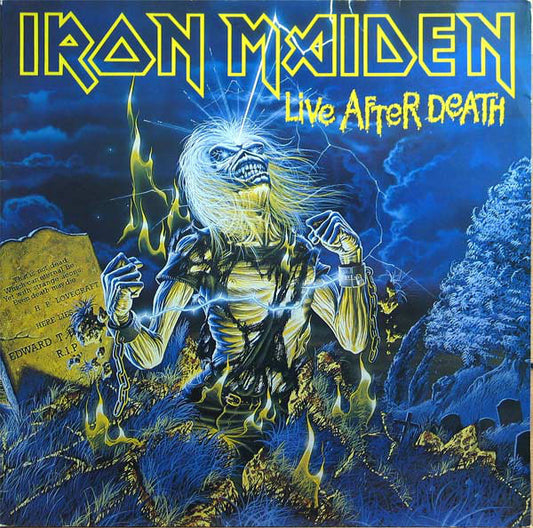Iron Maiden : Live After Death (2xLP, Album, Gat)