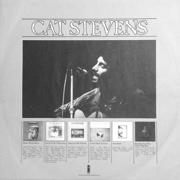 Cat Stevens : Mona Bone Jakon (LP, Album, RE)