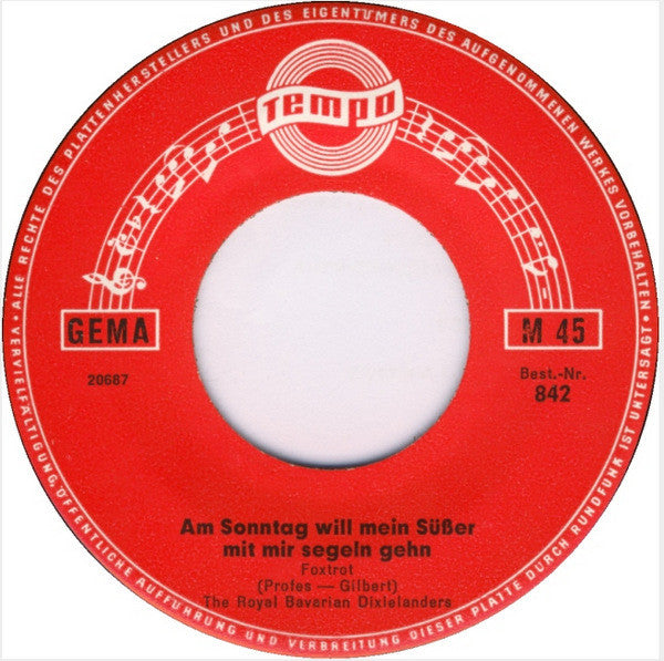 Jimmy Fields / The Royal Bavarian Dixielanders : Hello, Mary Lou / Am Sonntag Will Mein Süßer Mit Mir Segeln Gehn (7", Single, Mono)