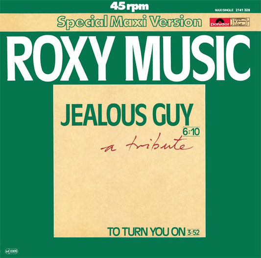 Roxy Music : Jealous Guy (12", Maxi)