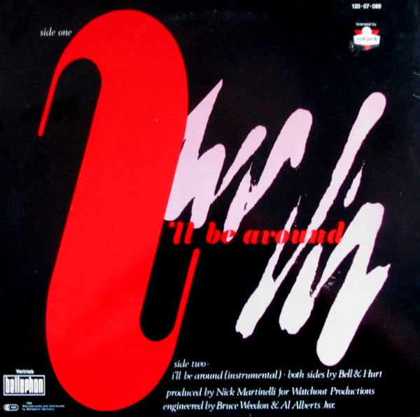 Terri Wells : I'll Be Around (12")