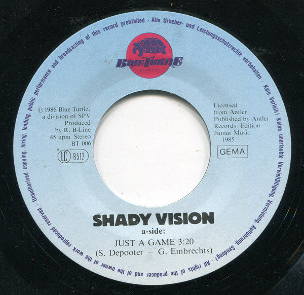 Shady Vision : 39 (Just A Game) (7", Single)