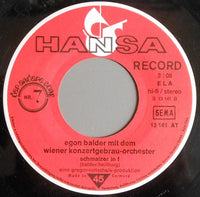 Egon Balder* : Maskenball Im Hochgebirge / Schmalzer In F (7", Single)
