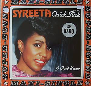 Syreeta - Quick Slick (12", Maxi) (Near Mint (NM or M-))