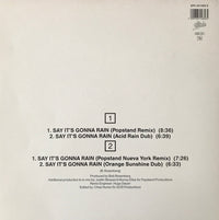 Will To Power : Say It's Gonna Rain (New Remixes) (12", Maxi)