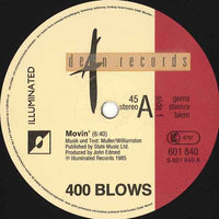 400 Blows : Movin' (12", Maxi)
