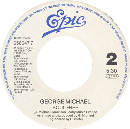 George Michael : Heal The Pain (7", Single)