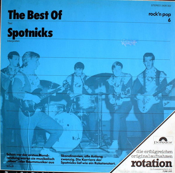 The Spotnicks : The Best Of Spotnicks (LP, Comp, RE)