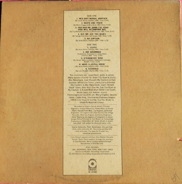Jesse 'Ed' Davis* : Ululu (LP, Album, PR )