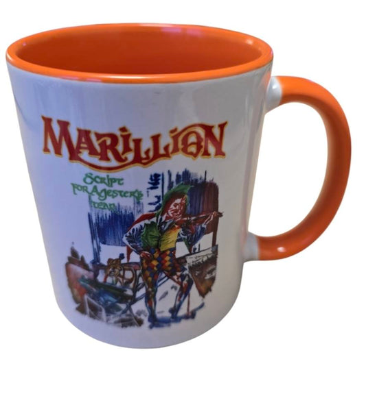 Marillion – Script for a Jester’s Tear Mok Oranje/wit