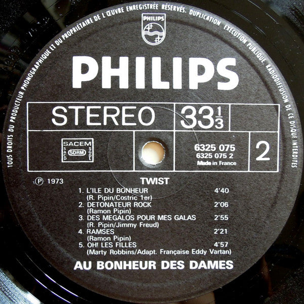 Au Bonheur Des Dames : Twist (LP, Album, RP)