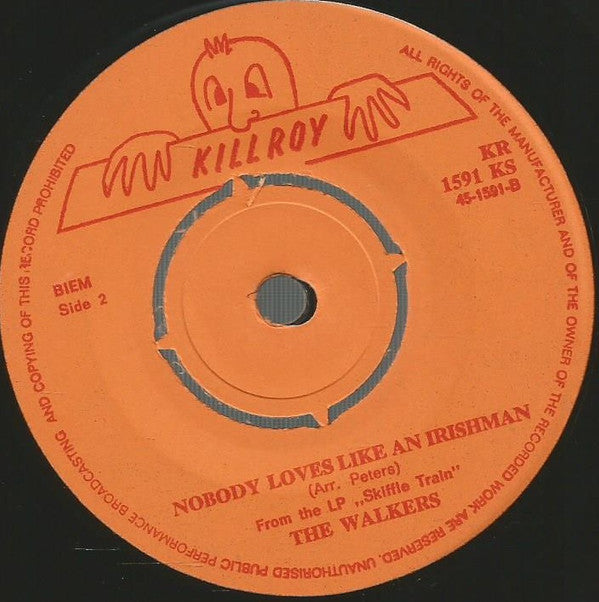 The Walkers (2) : There's No More Corn On The Brasos (7", Single)