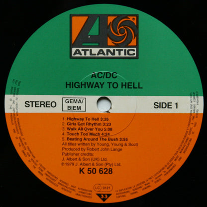 AC/DC : Highway To Hell (LP, Album, RE)