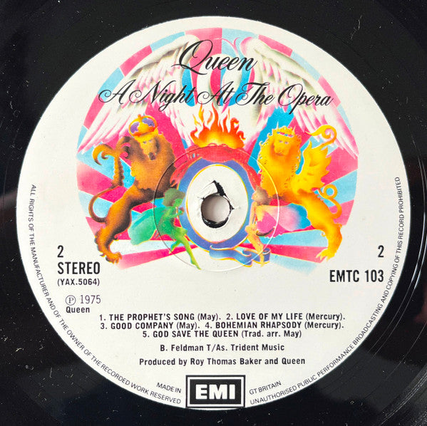 Queen : A Night At The Opera (LP, Album, Emb)