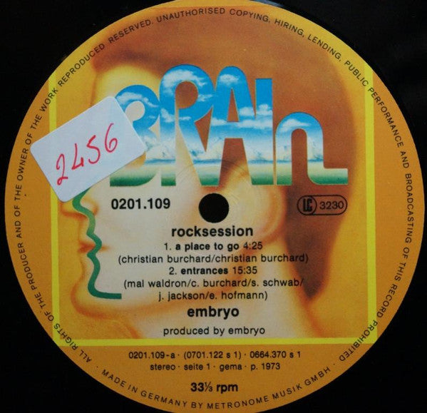 Embryo (3) : Rocksession (LP, Album, RE)