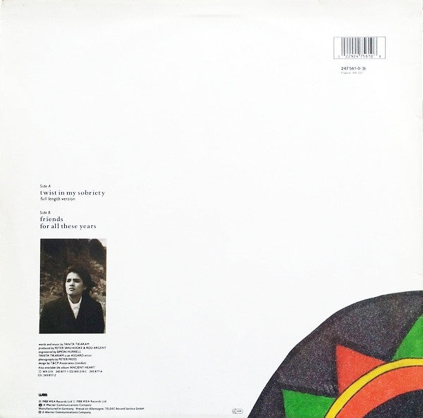 Tanita Tikaram : Twist In My Sobriety (Full Length Version) (12")