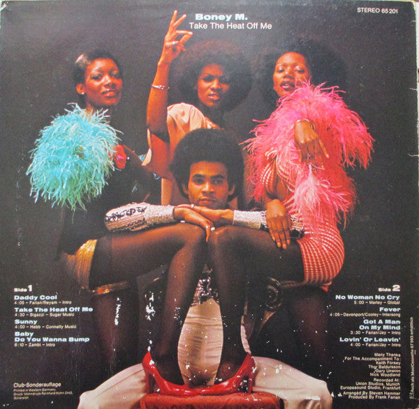 Boney M. : Take The Heat Off Me (LP, Album, Club)