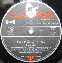 Boney M. : Take The Heat Off Me (LP, Album, Club)