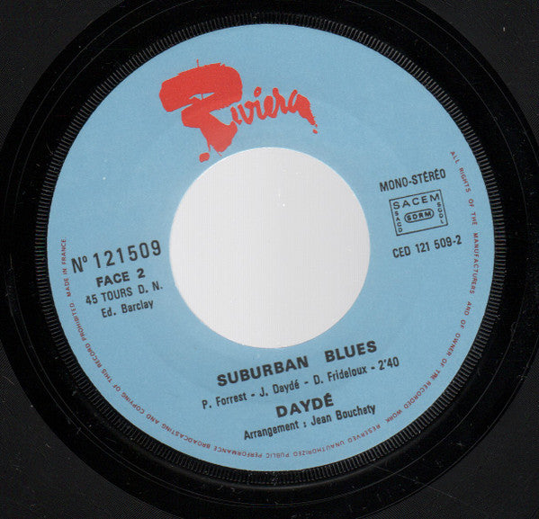 Dayde* : She Didn't Remember My Name (7", Single)