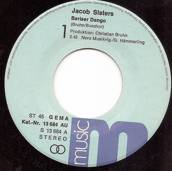 Jacob-Sisters* : Bariser Dango (7", Single)