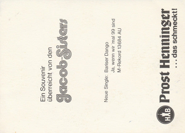 Die Jacob Sisters : Bariser Dango (7", Single)