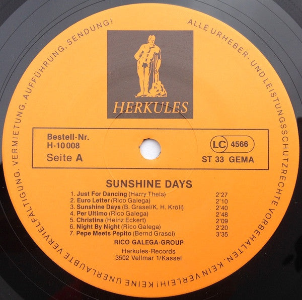 Rico Galega-Group : Sunshine Days (LP)