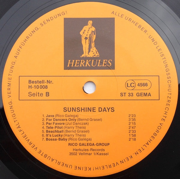 Rico Galega-Group : Sunshine Days (LP)